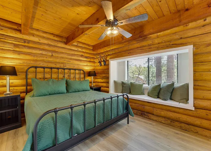 Holiday home Covered Deck, Private Acreage: Log In Pine