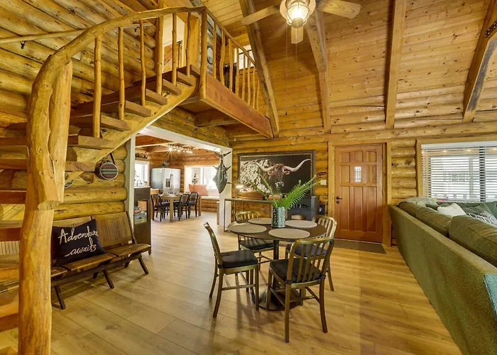 Covered Deck, Private Acreage: Log In