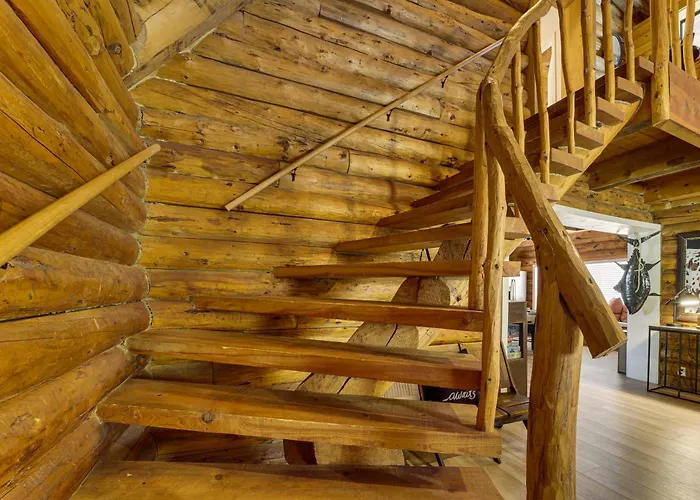 Holiday home Covered Deck, Private Acreage: Log In Pine
