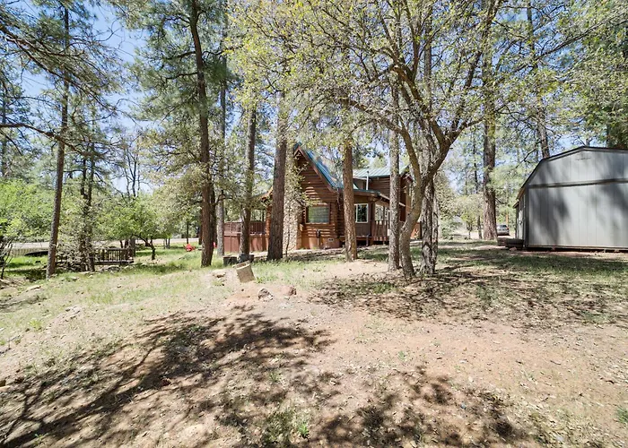 Holiday home Covered Deck, Private Acreage: Log In Pine